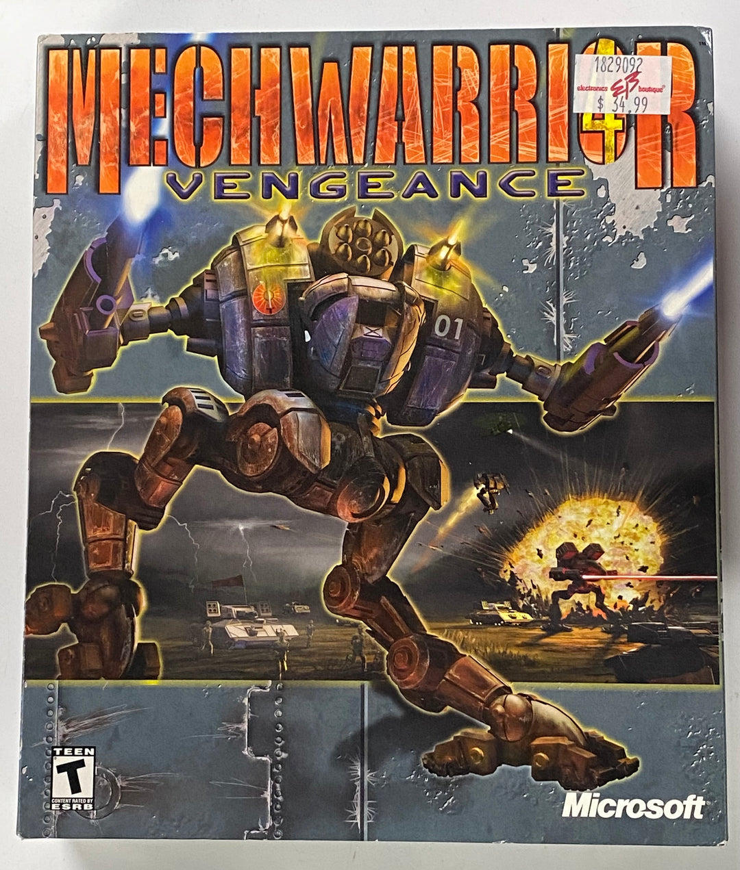 Mechwarrior 4: Vengeance - PC CD-ROM PC10126