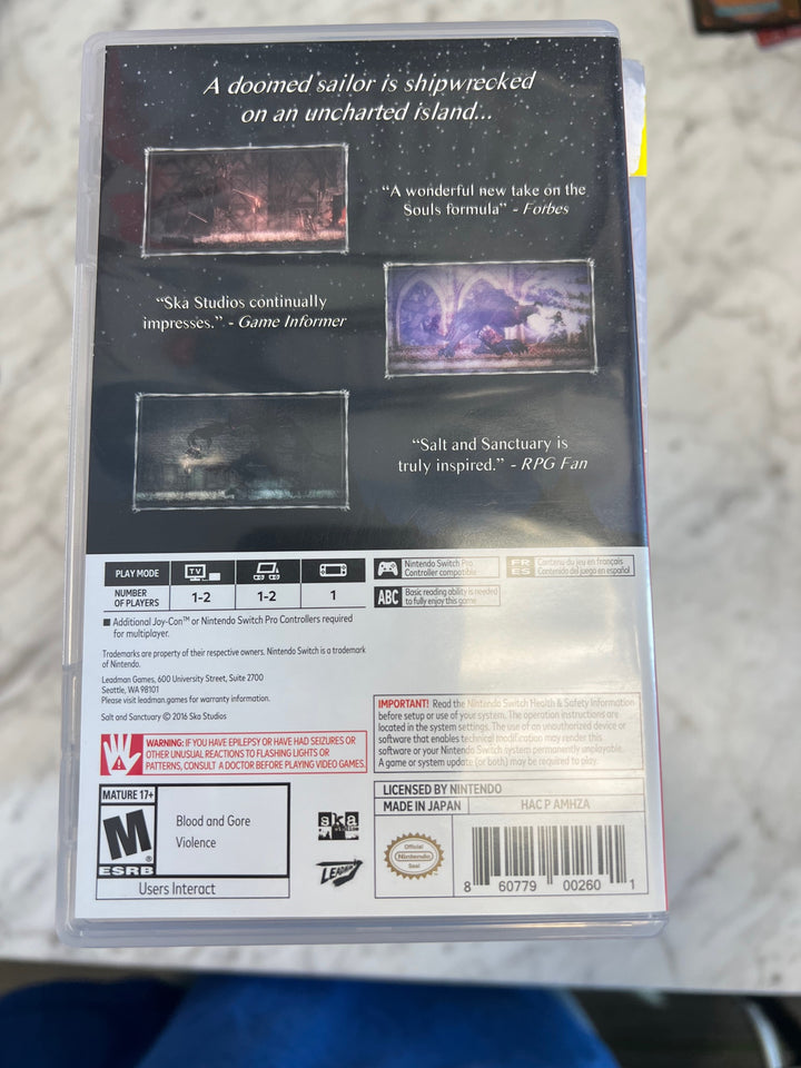 Salt and Sanctuary - Nintendo Switch S12825