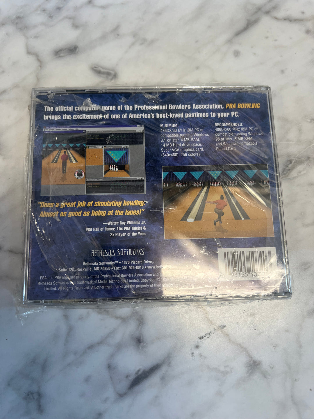 PBA Bowling for Windows 95 Jewel Case  PC CD-ROM    PC8124