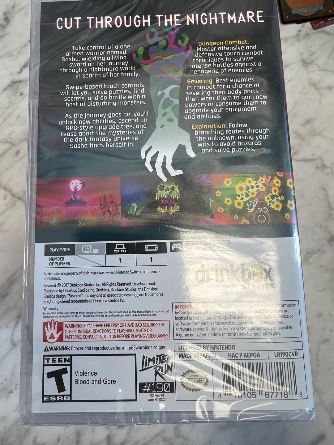 Severed (Limited Run) - Nintendo Switch S12825