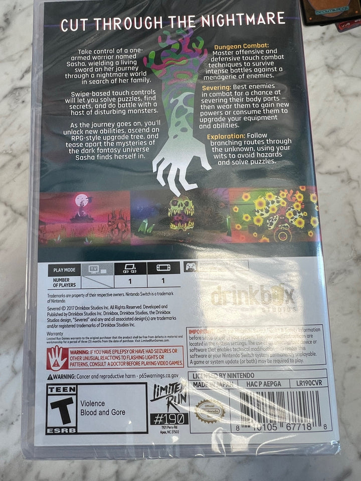 Severed (Limited Run) - Nintendo Switch S12825