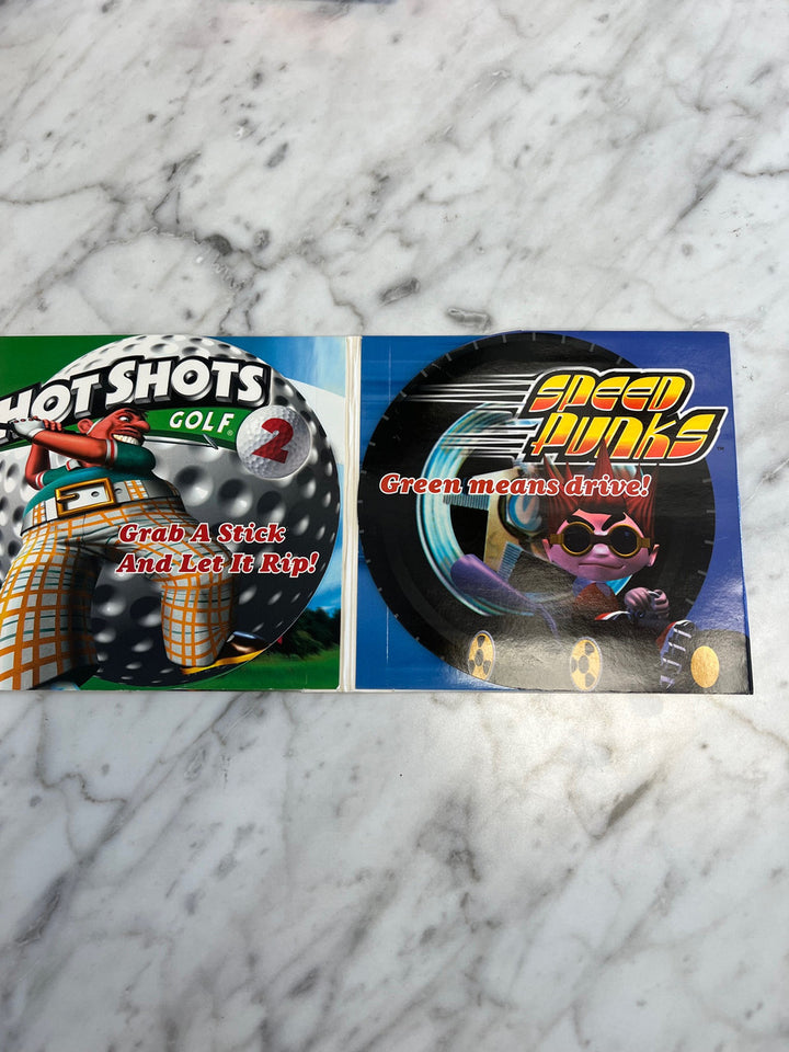 Playstation Underground Demo Disc Discs Hot Shots Gold 2 and Speed Punks Double Pack