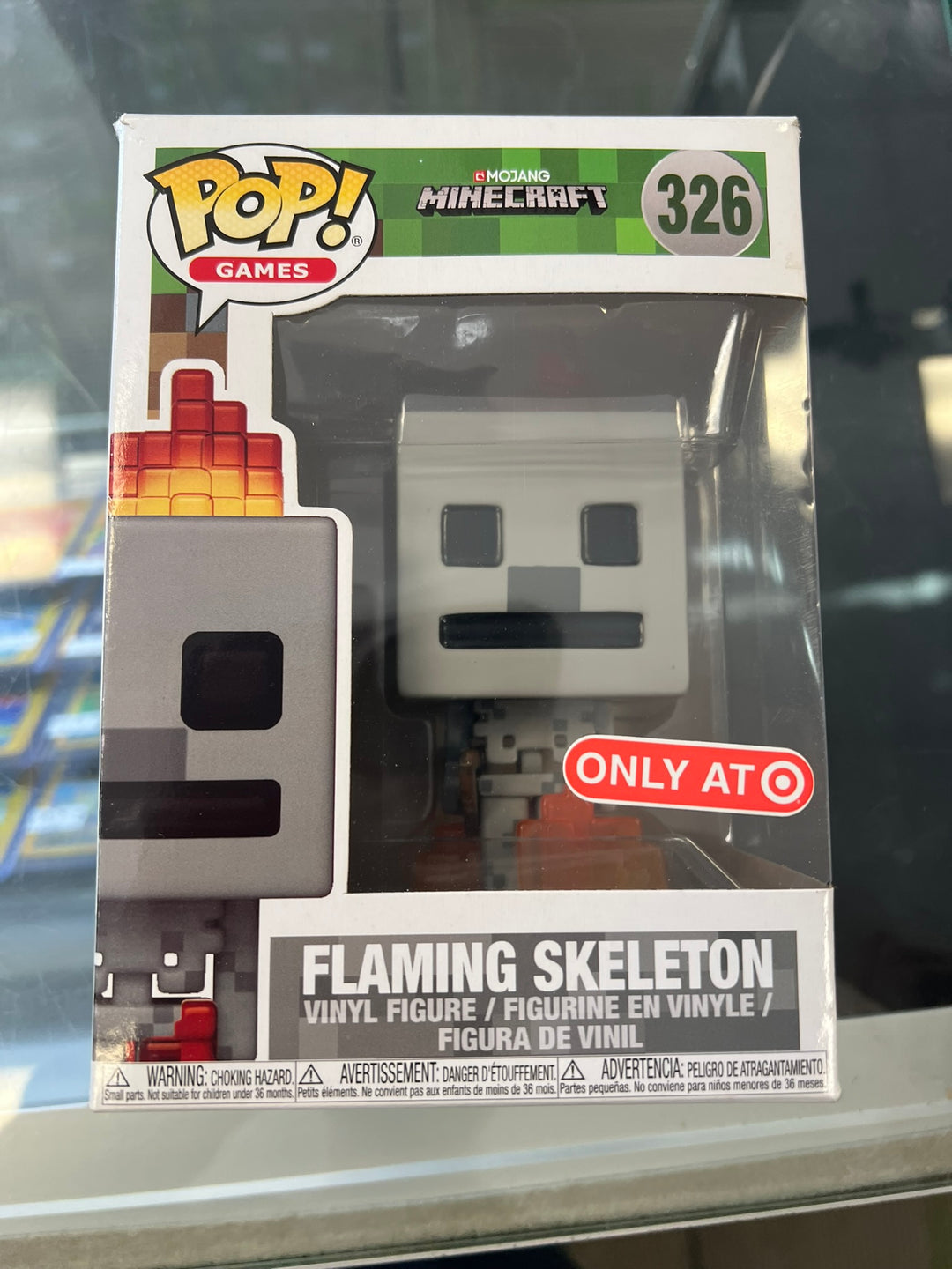 Funko Pop! Flaming Skeleton #326 Minecraft FP101526