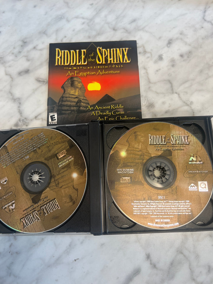 Riddle of the Sphinx An Egyptian Adventure Jewel Case  PC CD-ROM    PC8124