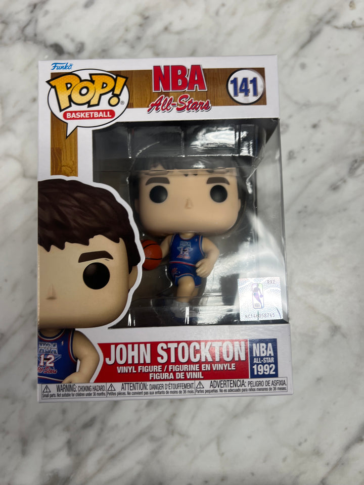 Funko Pop! NBA: Legends - John Stockton, Blue All Star Uniform 1992 FP101424