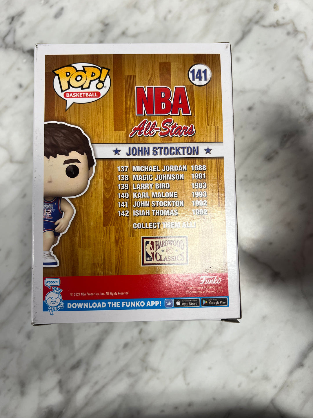 Funko Pop! NBA: Legends - John Stockton, Blue All Star Uniform 1992 FP101424