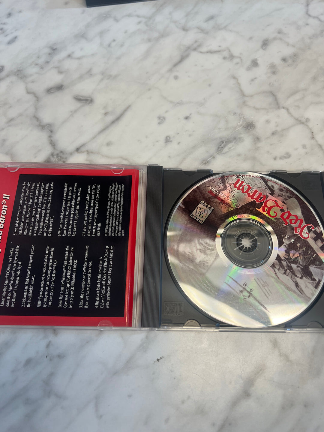 Red Baron II Sierra Jewel Case  PC CD-ROM    PC8124