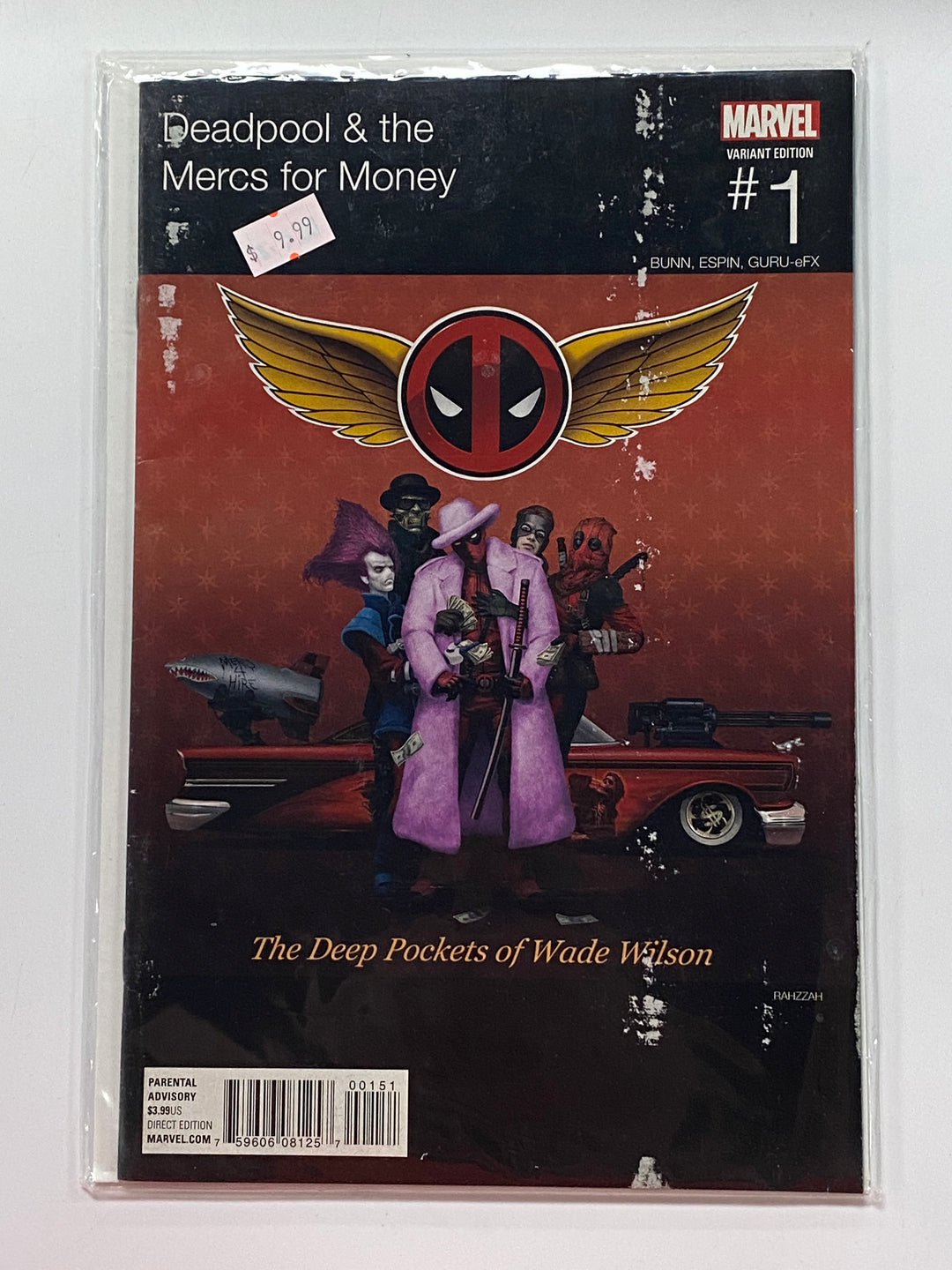 Deadpool & the Mercs for Money Vol. 1 Hip Hop Homage Variant Cover Marvel Comics UG10326