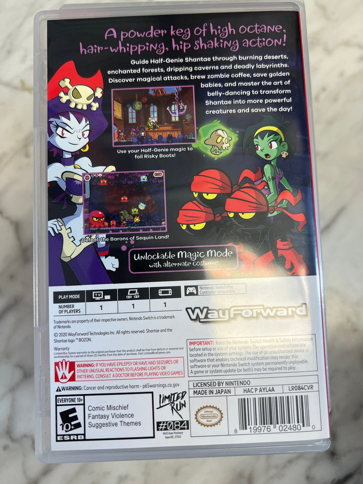 Shantae: Risky's Revenge - Director's Cut - Nintendo Switch S12825