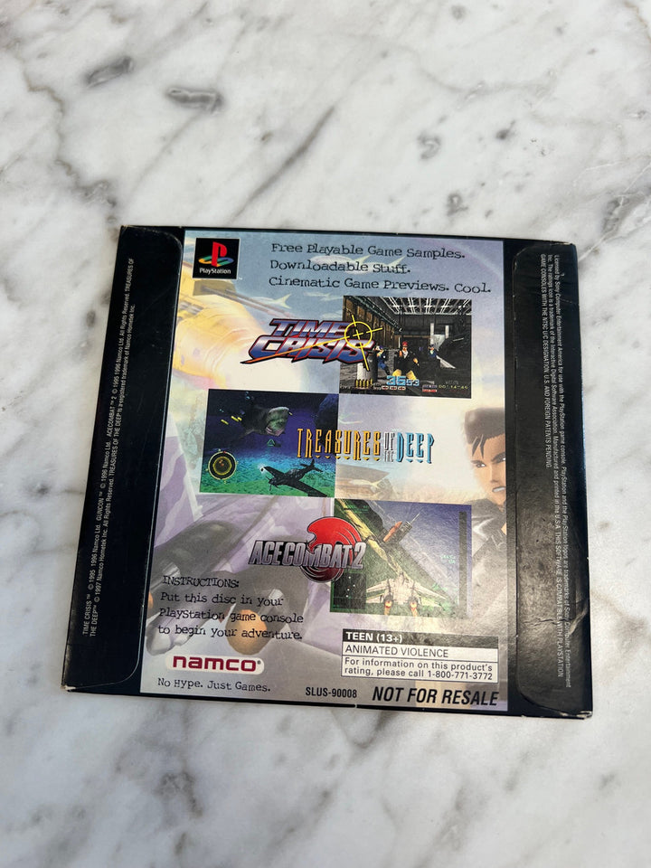 Namco Cool Games Free Stuff Demo (Demo Disc) (Sony PlayStation 1)