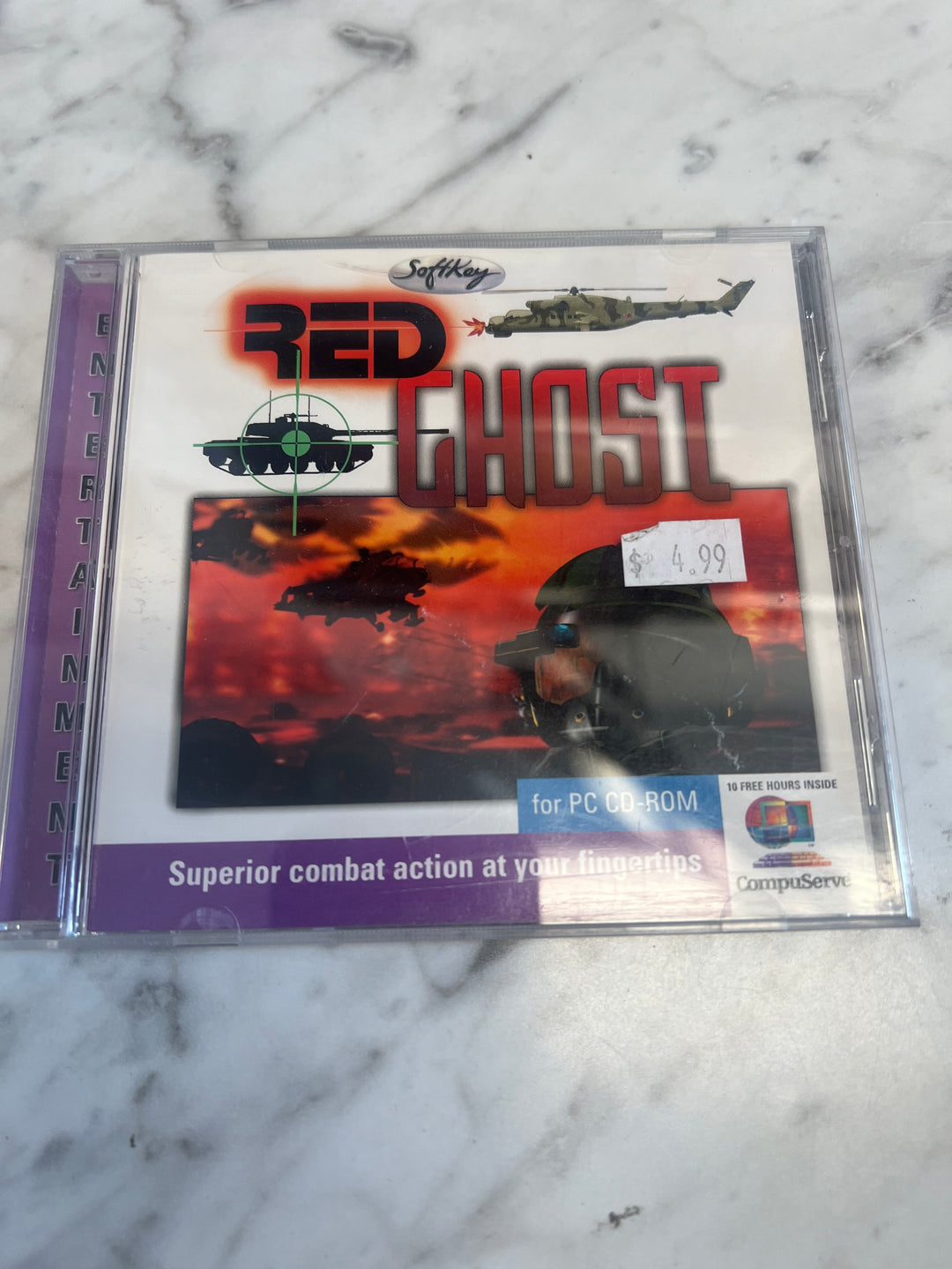 Red Ghost Jewel Case  PC CD-ROM    PC8124