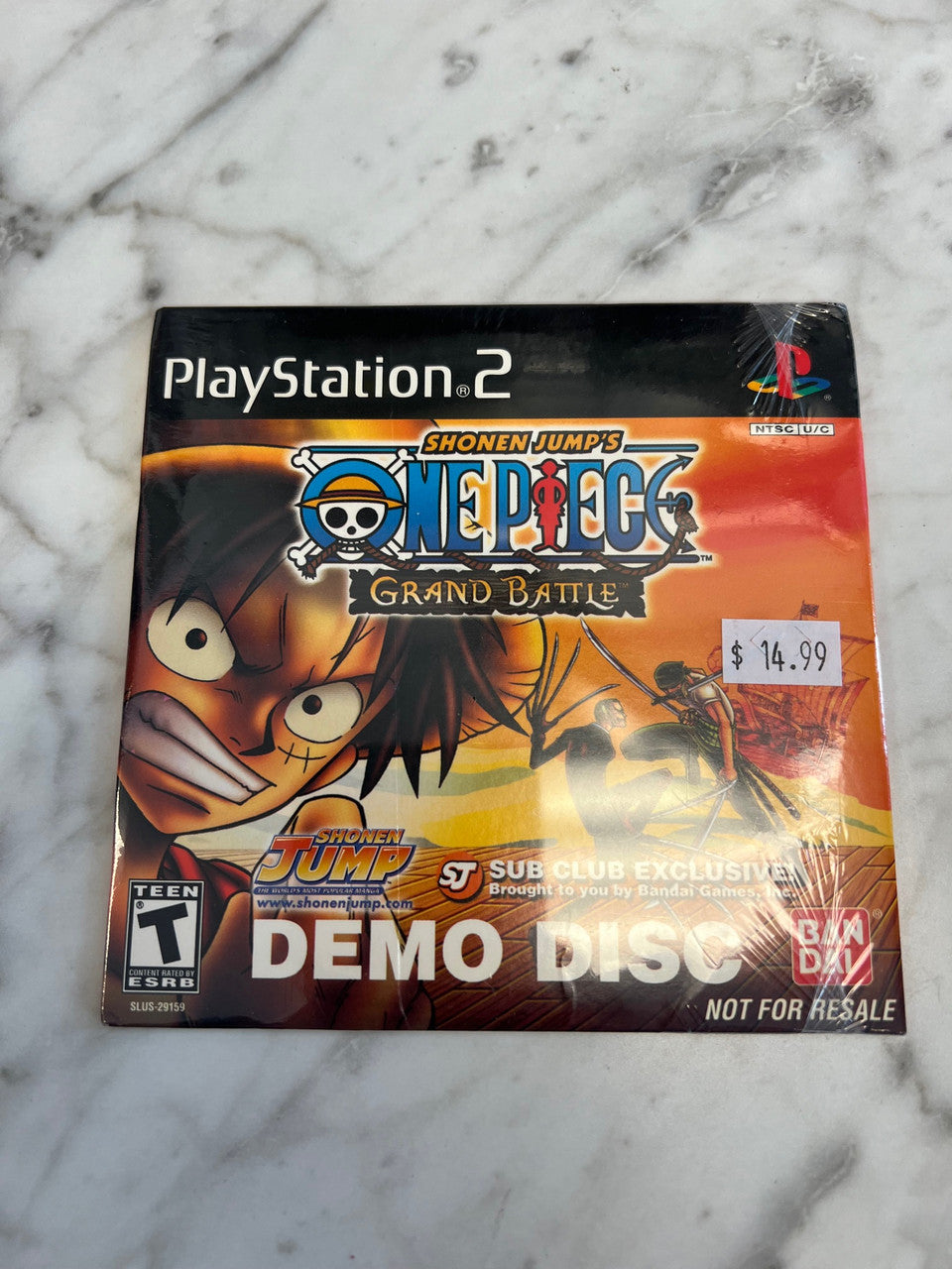 PlayStation 2 One Piece Grand Battle Demo Disc Shonen Jump SEALED PS2