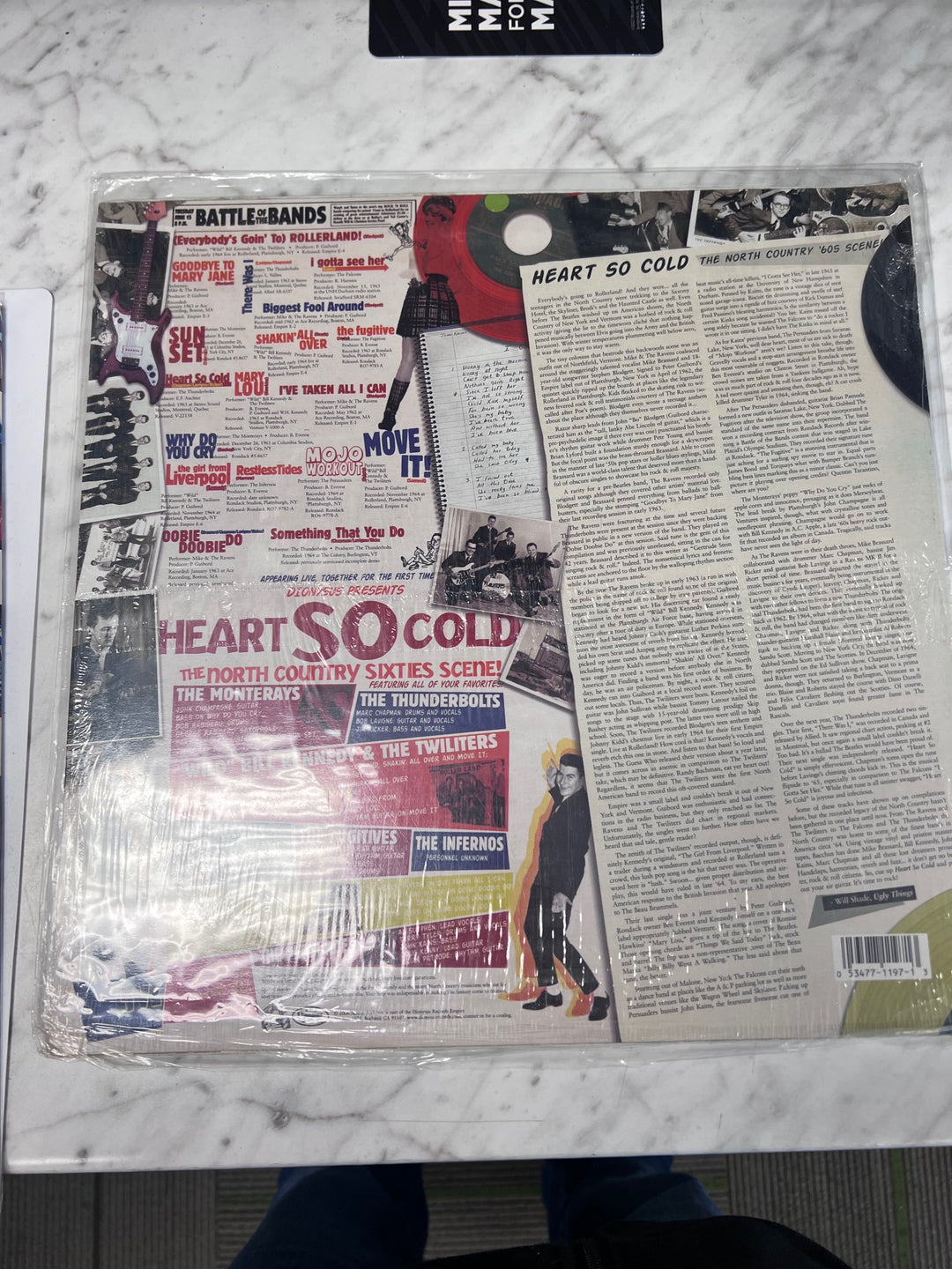 Heart So Cold - The North Country 60's Scene VG+ Condition Vinyl Record VR11925