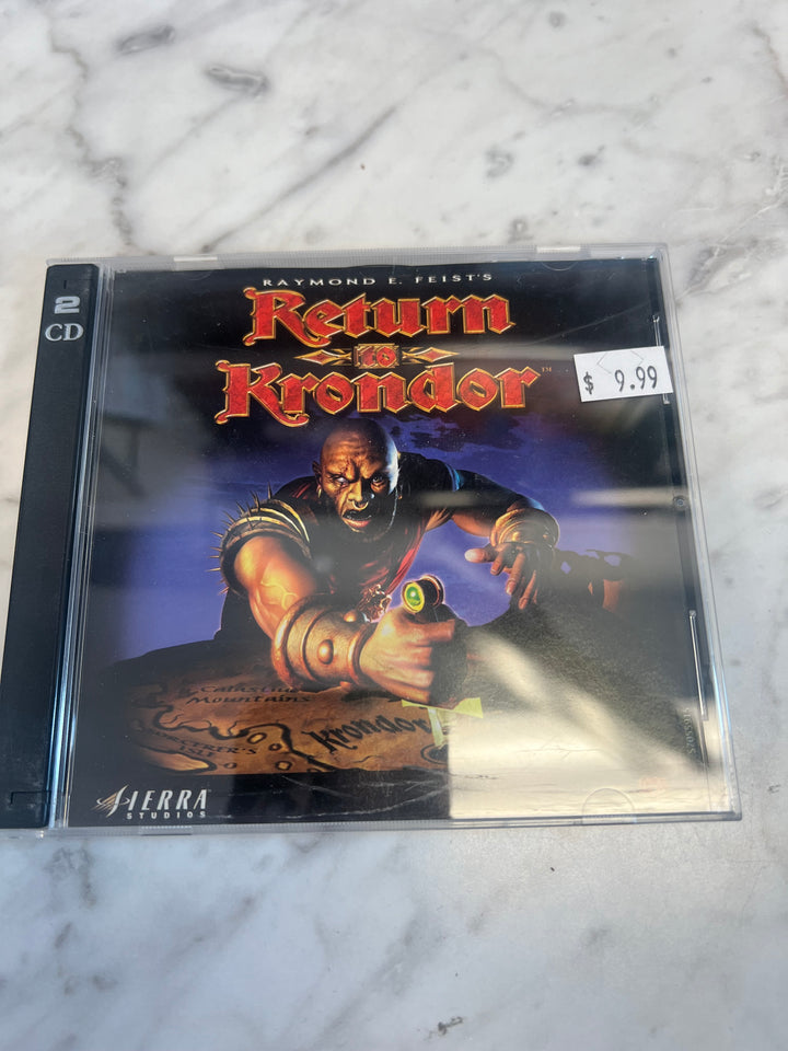 Raymond E Feist's Return to Krondor Jewel Case  PC CD-ROM    PC8124