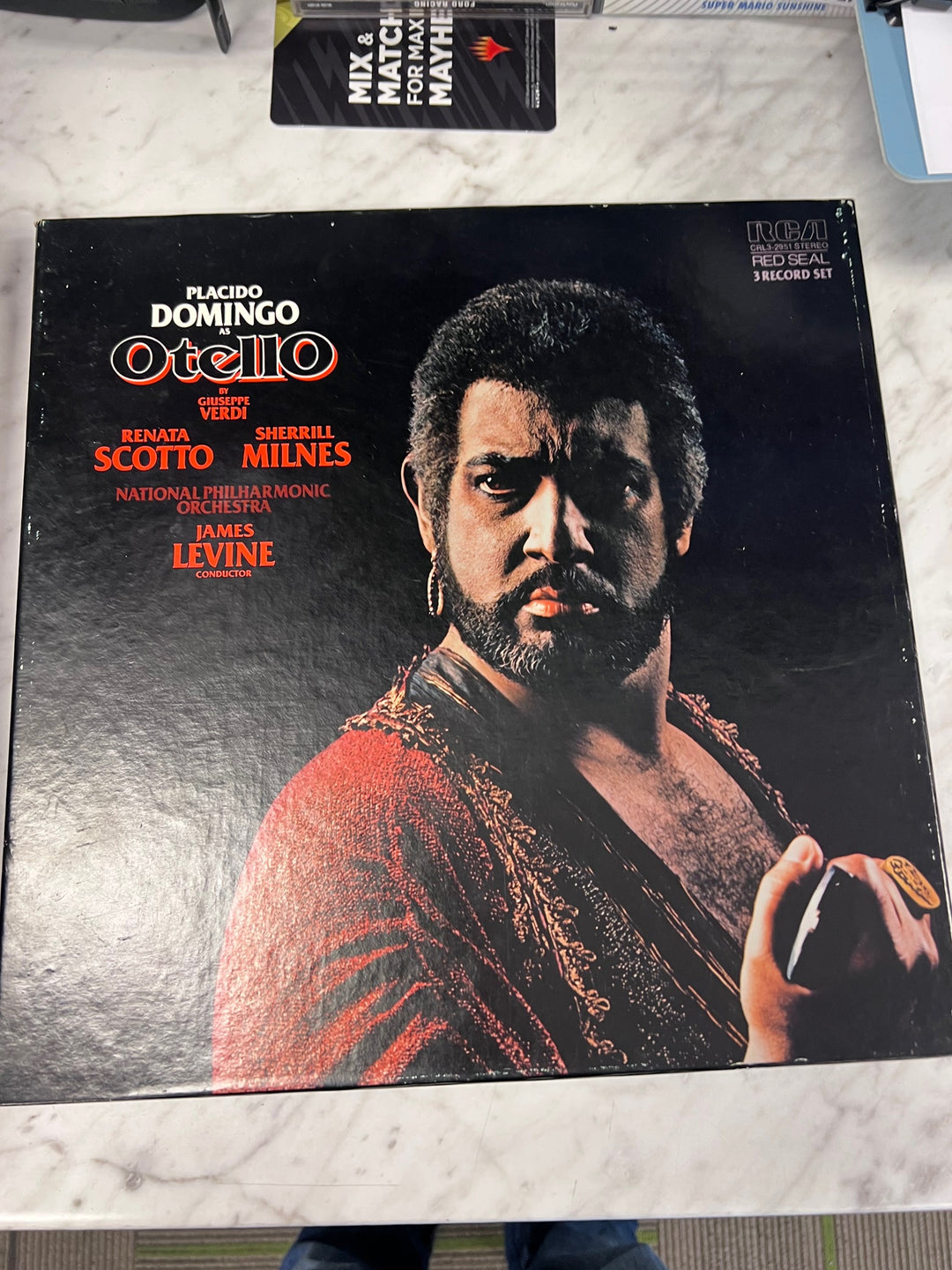 Otello - Placido Domingo National Philharmonic Orchestra VG Condition Vinyl Record VR11925