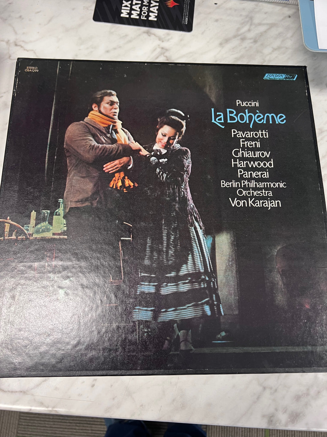 Puccini, Pavarotti, Freni & More - La Bohème VG+ Condition Vinyl Record VR11925