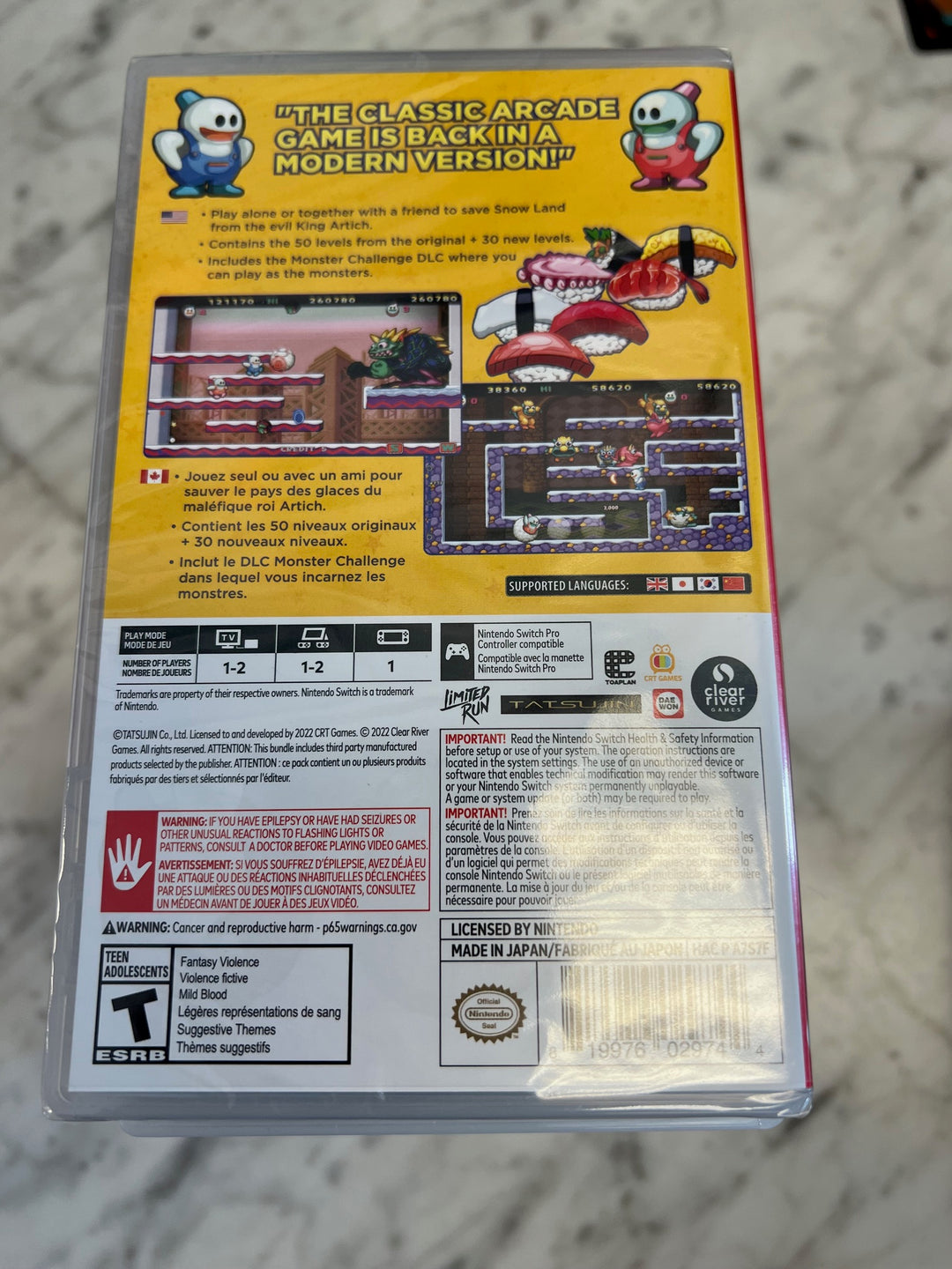 Snow Bros Nick & Tom Special - Nintendo Switch S12825