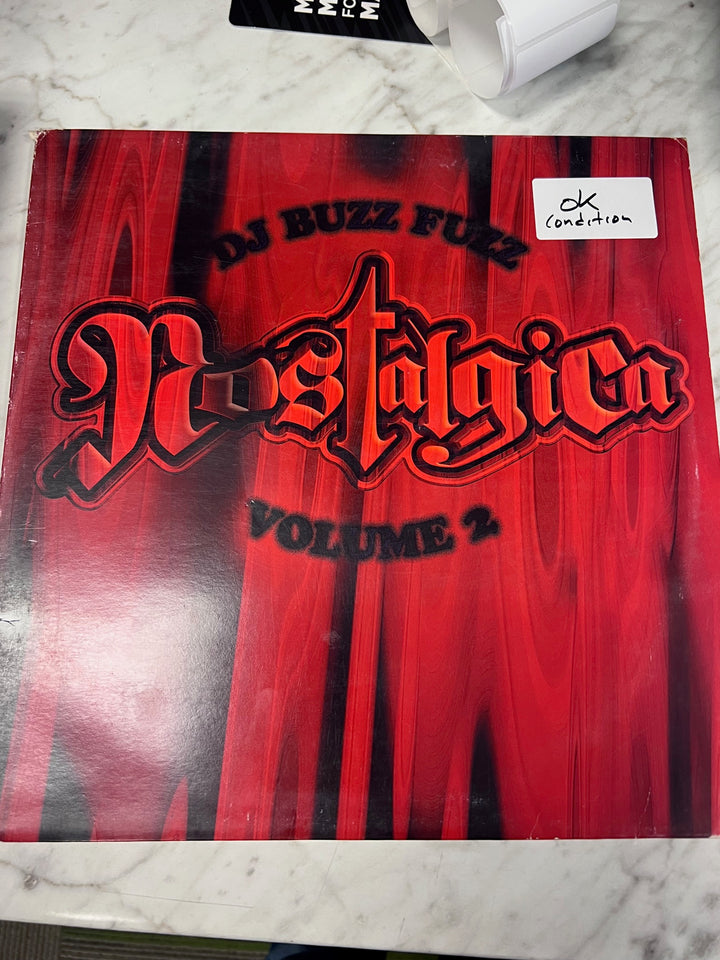 DJ Buzz Fuzz - Nostalgica Volume 2 OK Condition Vinyl Record VR11925
