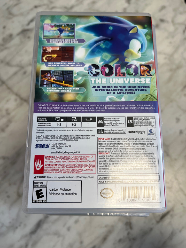 Sonic Colors Ultimate - Nintendo Switch S12825
