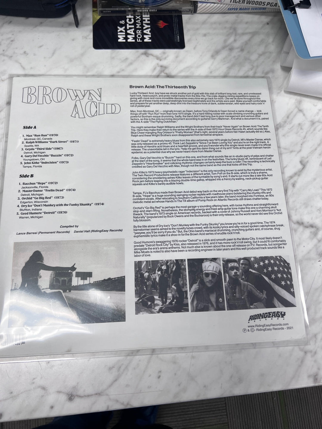 Brown Acid - The Sixteenth Trip (Black) (NM) Condition Record VR11925