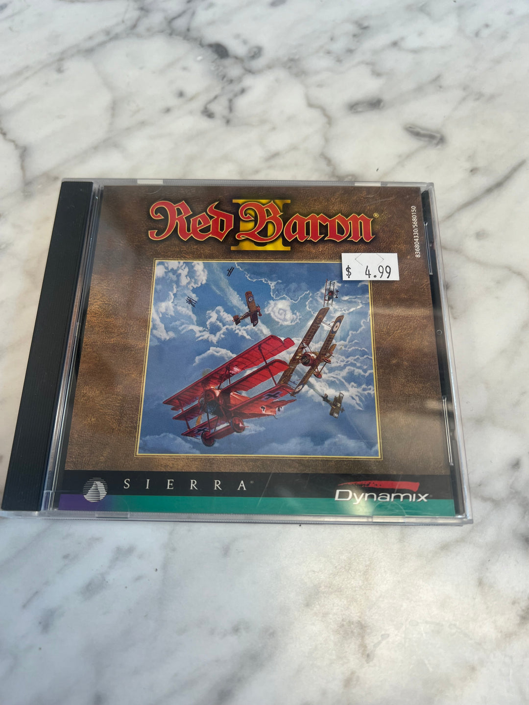 Red Baron II Sierra Jewel Case  PC CD-ROM    PC8124