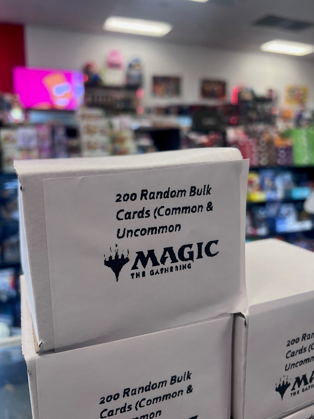 Magic the Gathering TCG Bulk Box of 200 Random Cards (English)