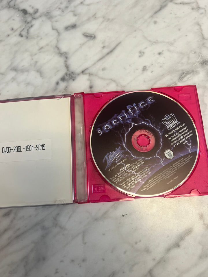 Sacrifice Shiny Entertainment Jewel Case PC CD-ROM    PC8124