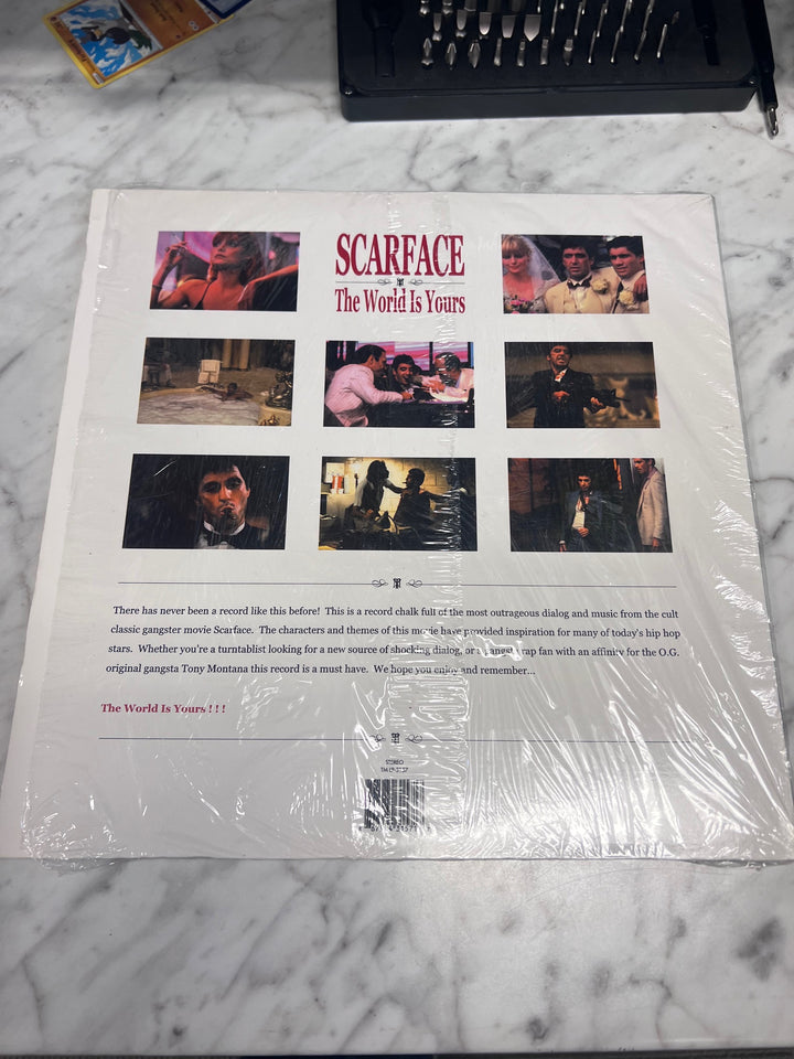 Scarface The World is Yours - Surface Breaks VG+ Condition Vinyl Record VR11925