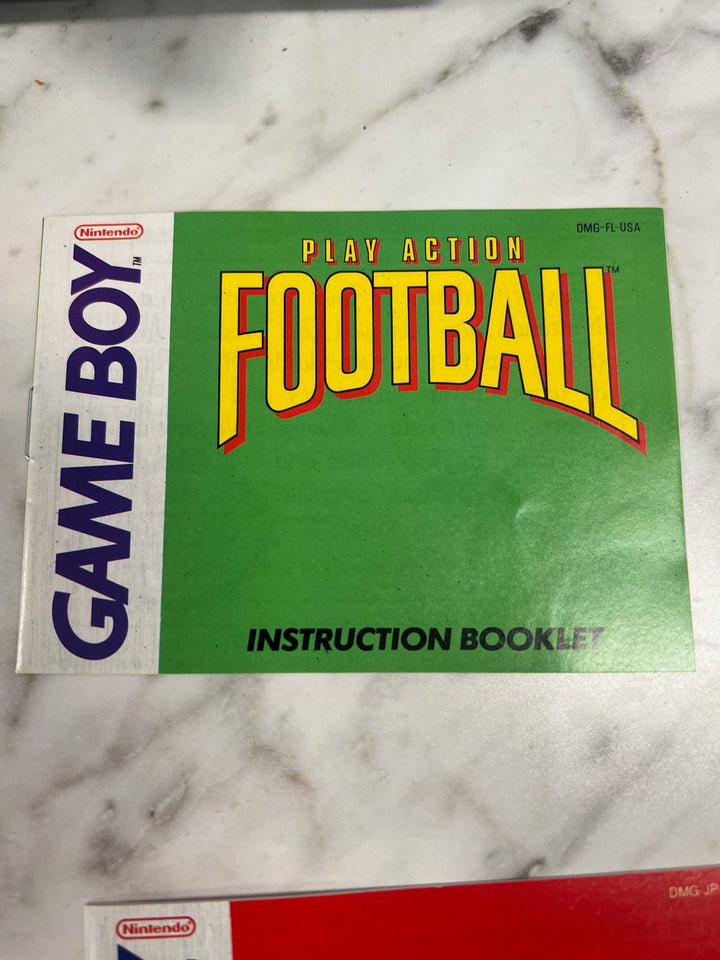 Play Action Football Game Boy Manual Only