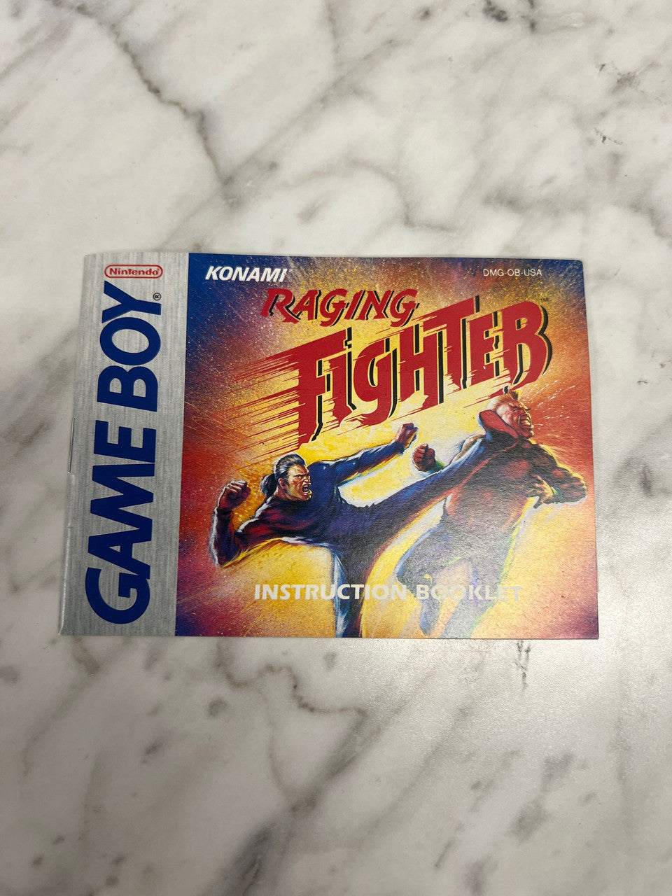 Raging Fighter Game Boy Manual Only