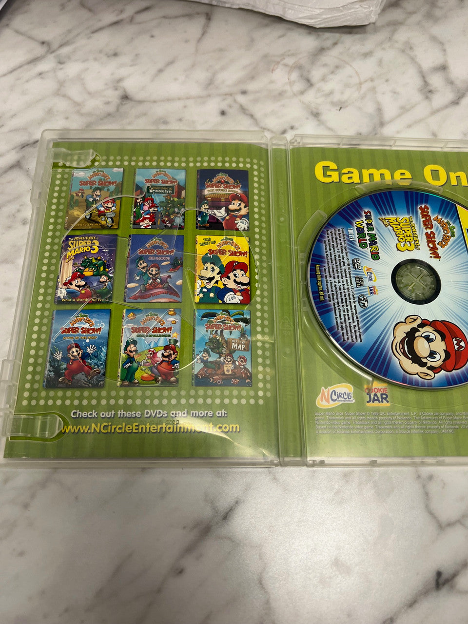 Super Mario Bros Super Show 3 DVD bundle