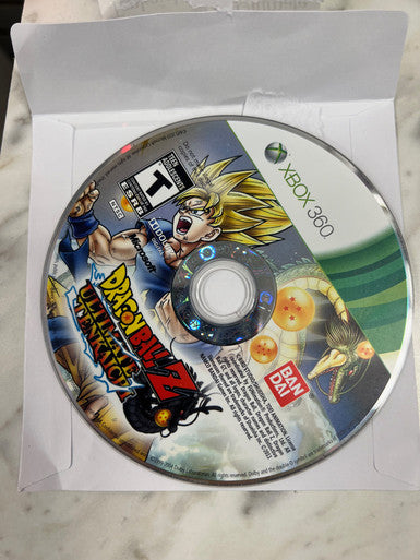 Dragon Ball Z Ultimate Tenkaichi Xbox 360 Disc Only