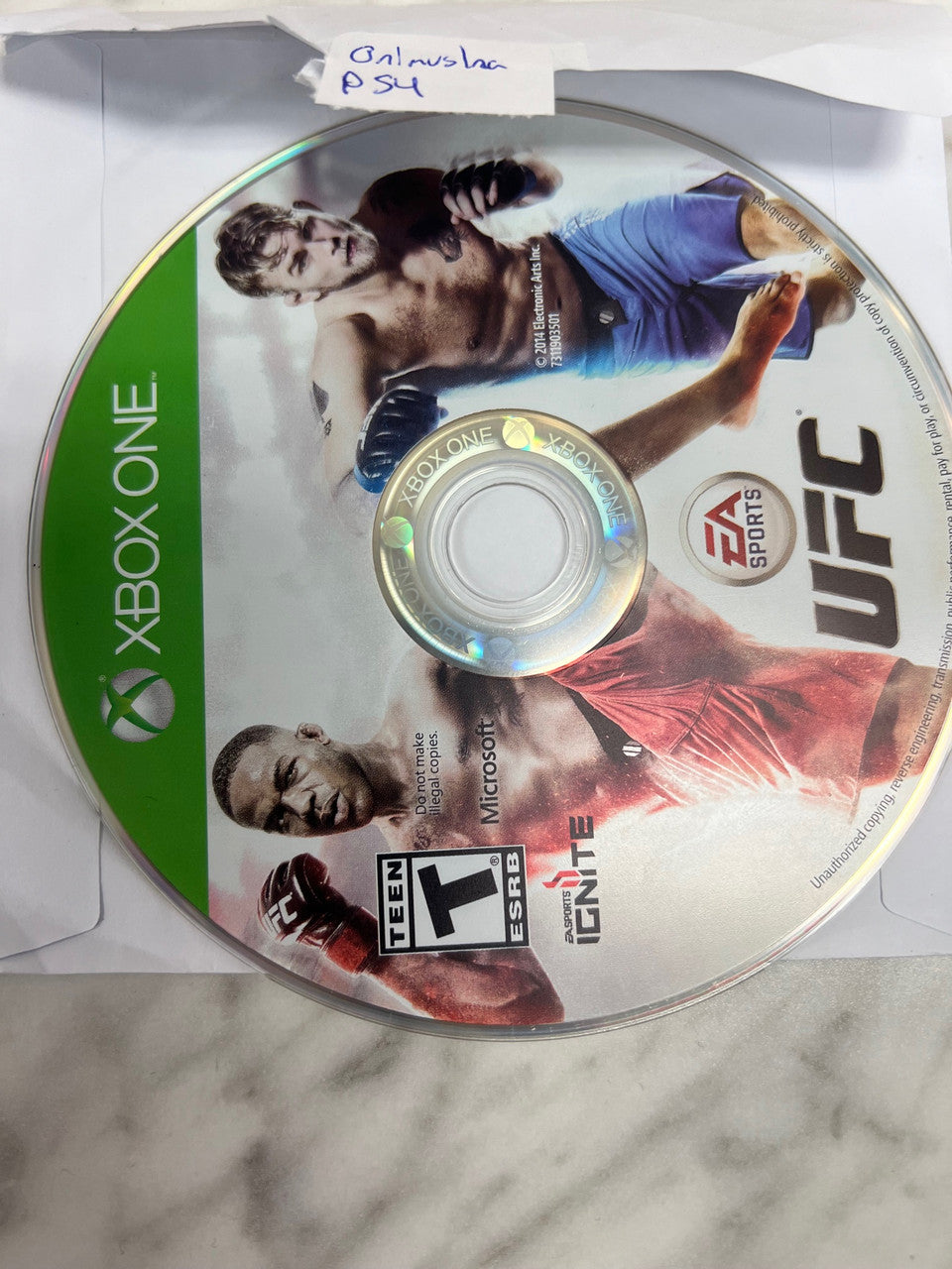 UFC Xbox One Disc Only