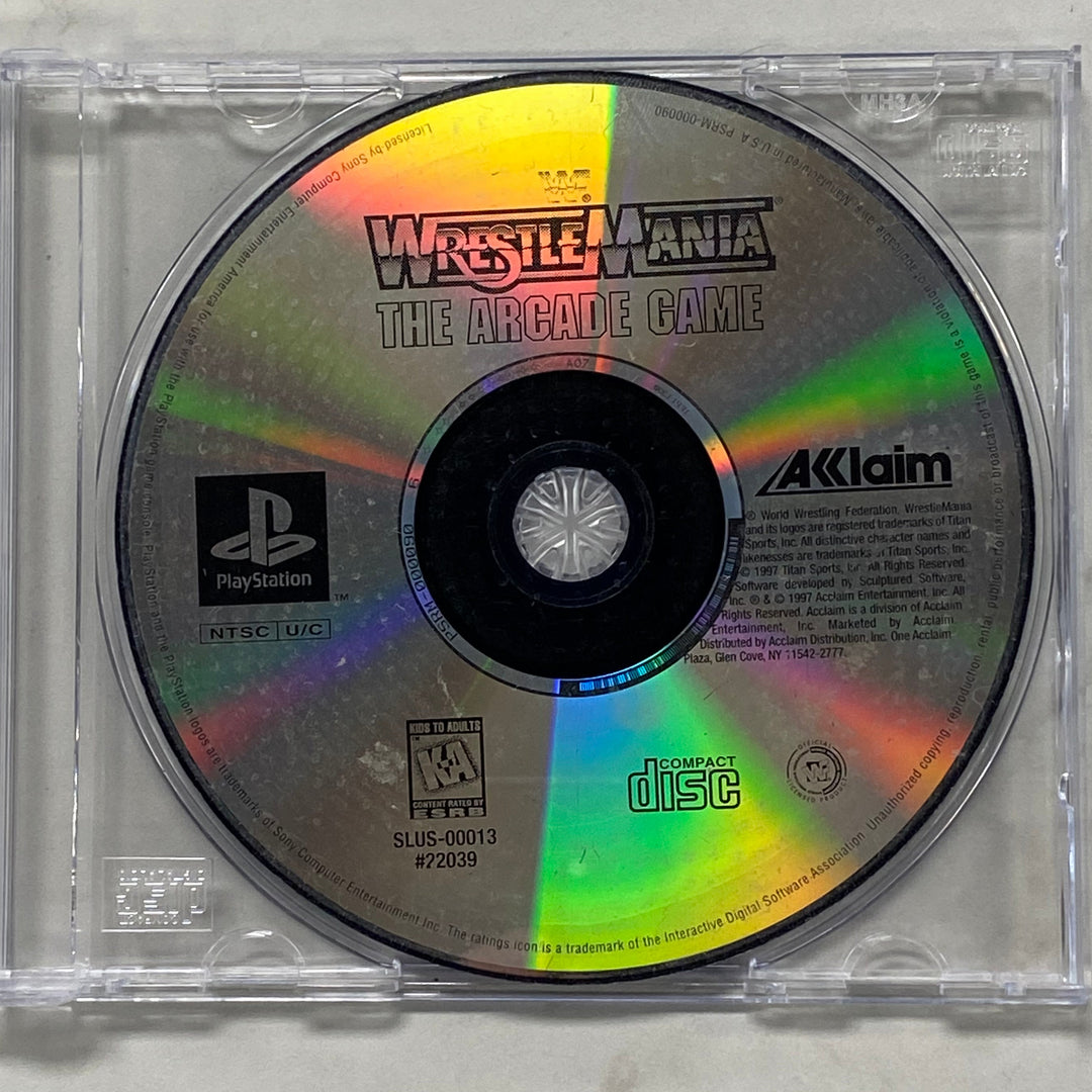 WWF Wrestlemania: The Arcade Game - PS1 Playstation 1 DISC ONLY DI10926