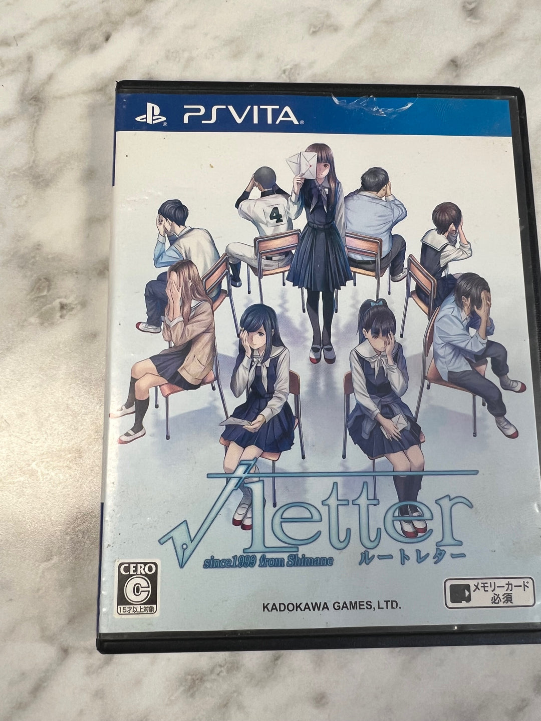 Root Letter Playstation PS Vita JAPANESE VERSION (Used)   IMP2425