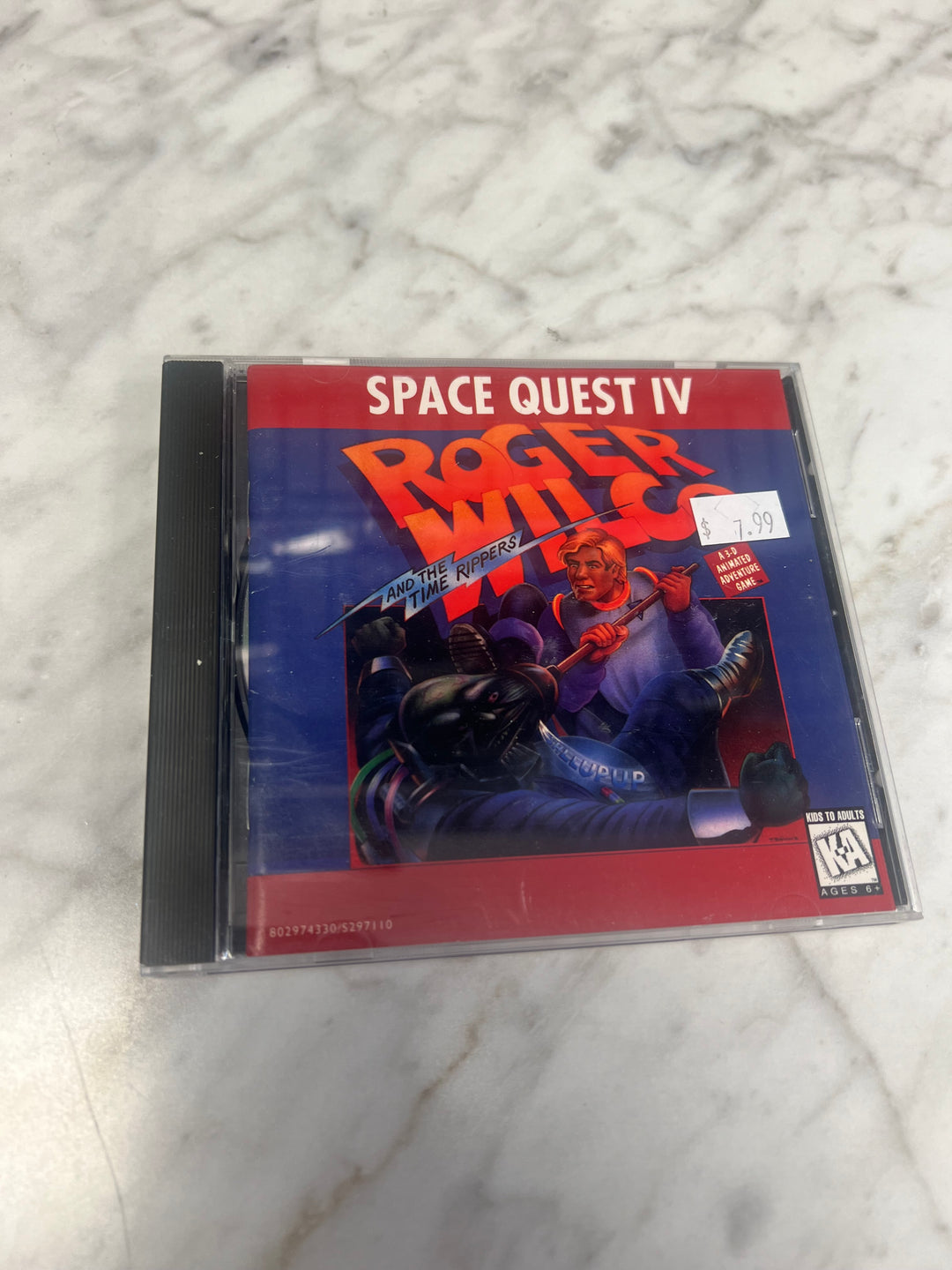 Space Quest IV Roger Wilco and the Time Rippers Jewel Case PC CD-ROM    PC8424