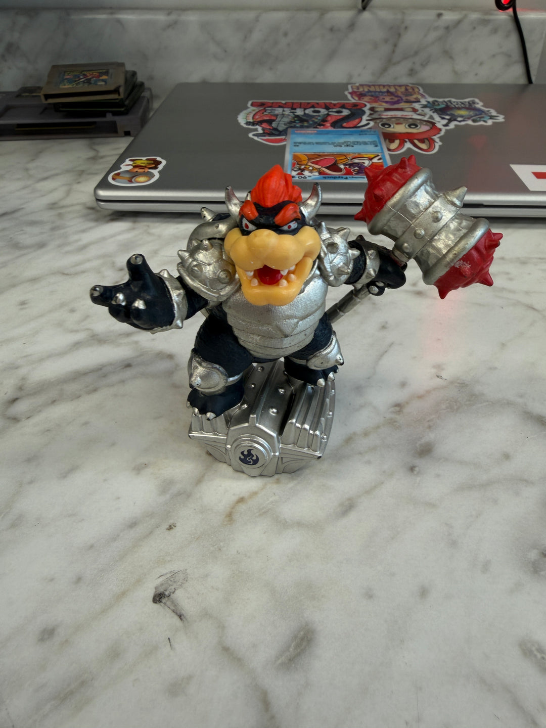 BROKEN Skylanders Dark Hammer Slam Bowser Figure DOES NOT WORK SL31426