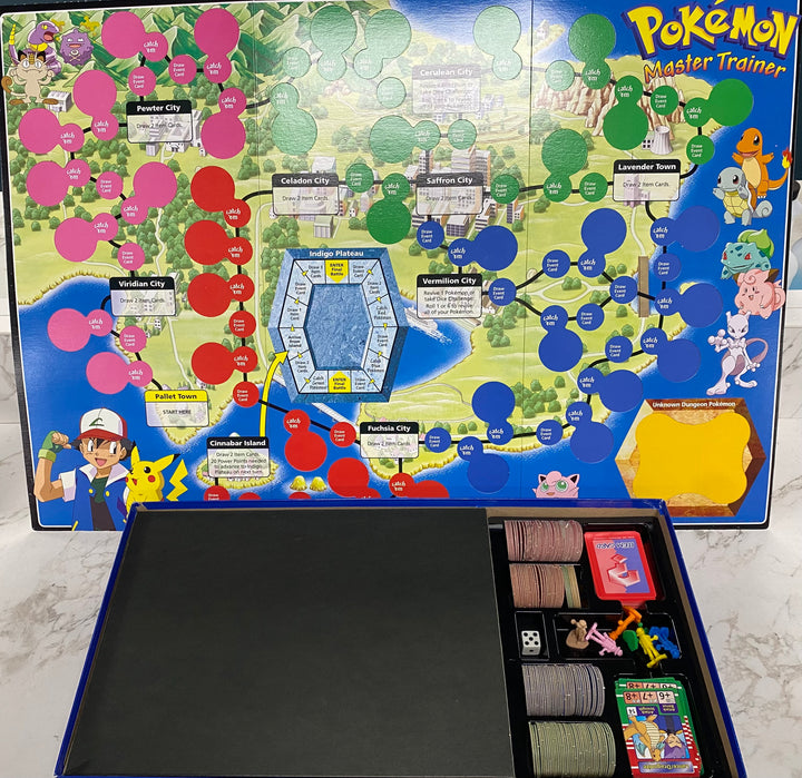 Pokemon Master Trainer 1999 Board Game (Missing 1 die) UT101426
