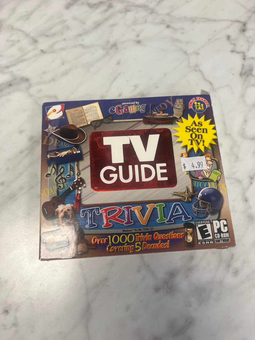 TV Guide Trivia Jewel Case PC CD-ROM    PC8424