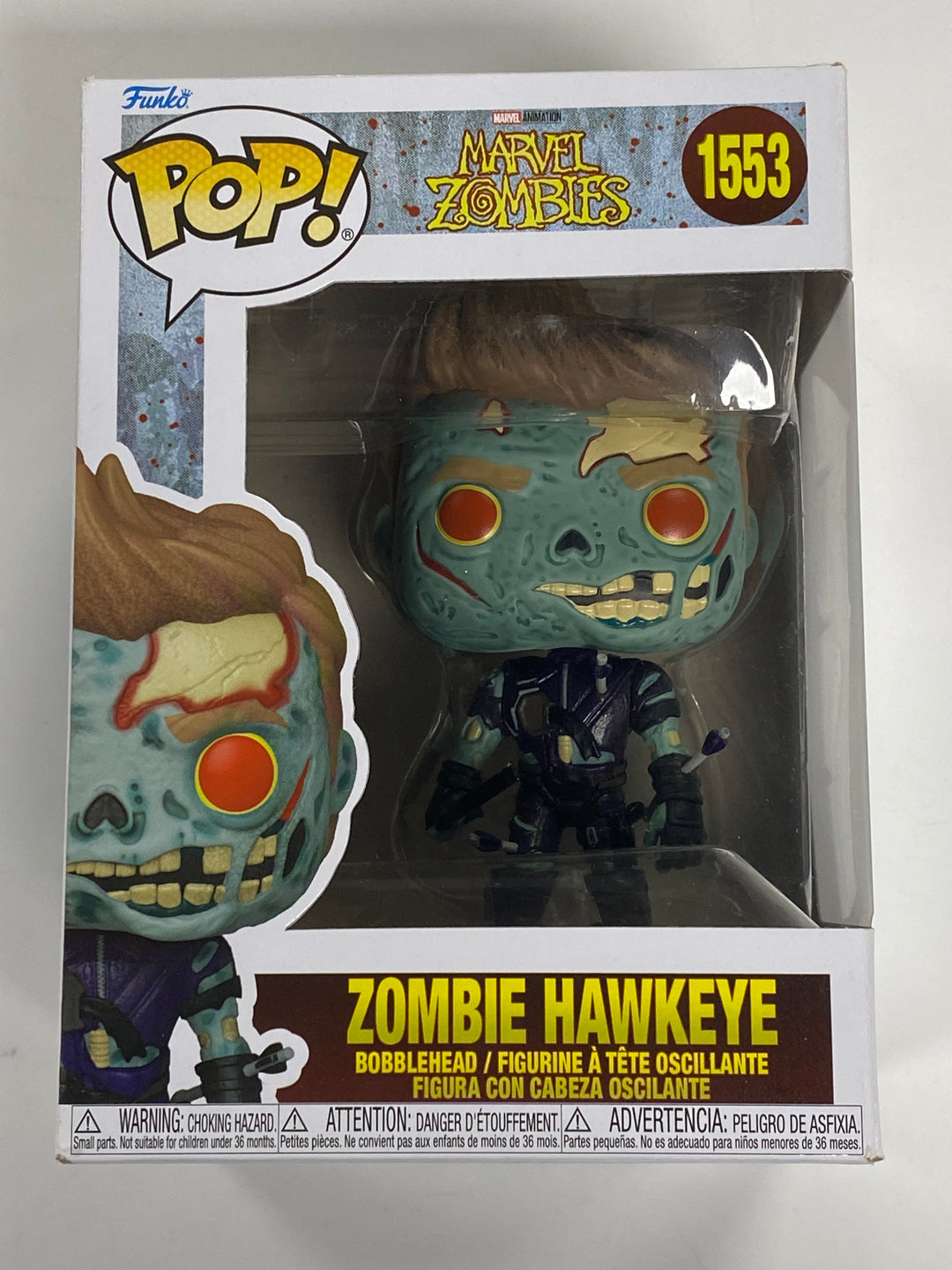 Funko Pop! Zombie Hawkeye #1553 Marvel Zombies FP101426