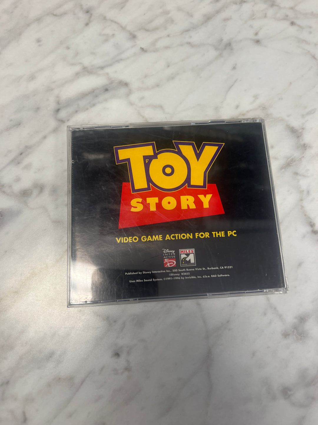 Toy Story Game Jewel Case PC CD-ROM    PC8424