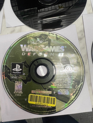 War Games Defcon 1 PS1 Playstation 1 Disc only