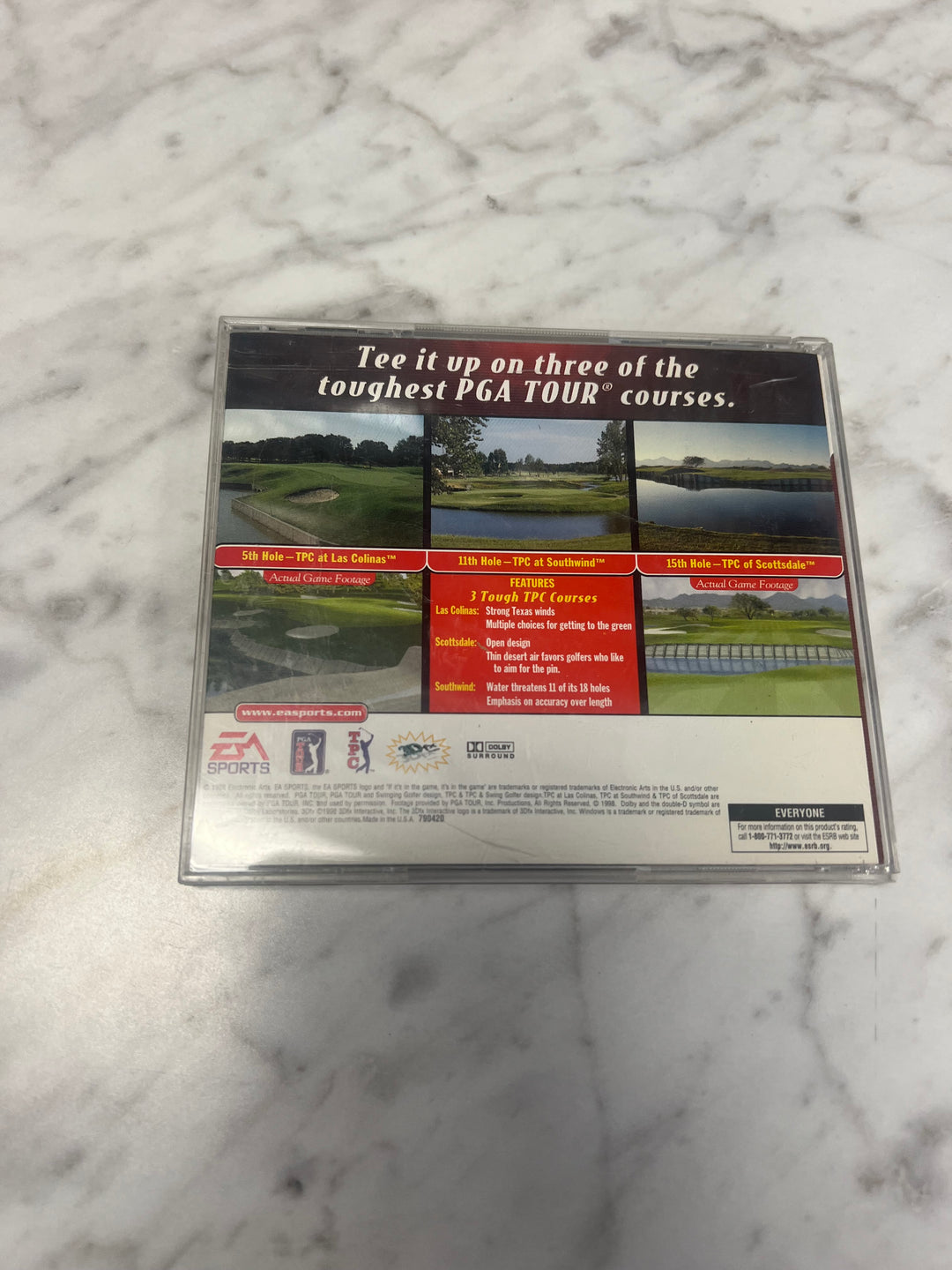 EA Sports The TPC Courses Add on for PGA Tour Golf Jewel Case PC CD-ROM    PC8424