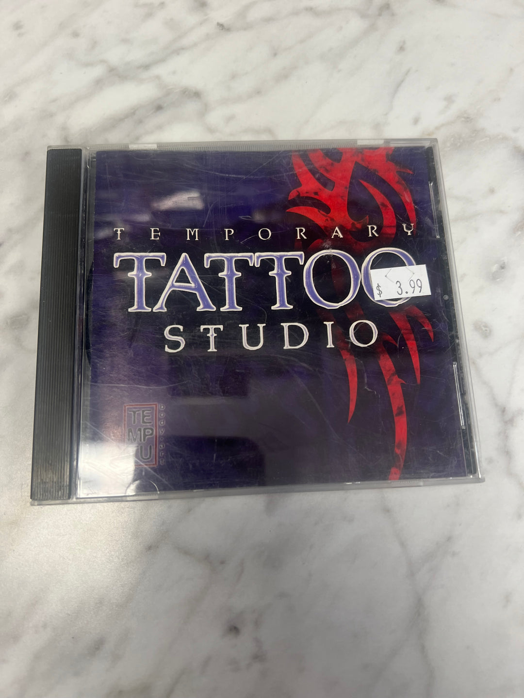 Temporary Tattoo Studio Jewel Case PC CD-ROM    PC8424