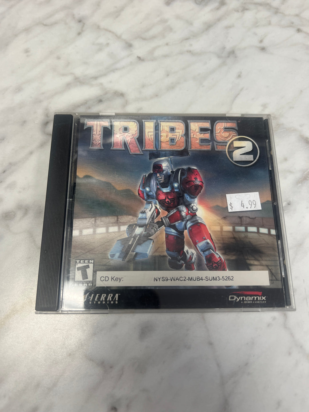 Tribes 2 Sierra Jewel Case PC CD-ROM    PC8424