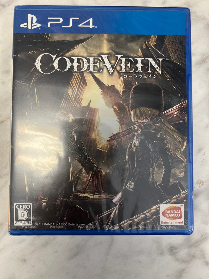 NEW SEALED Code Vein for Playstation 4 PS4 JAPANESE VERSION IMP2525
