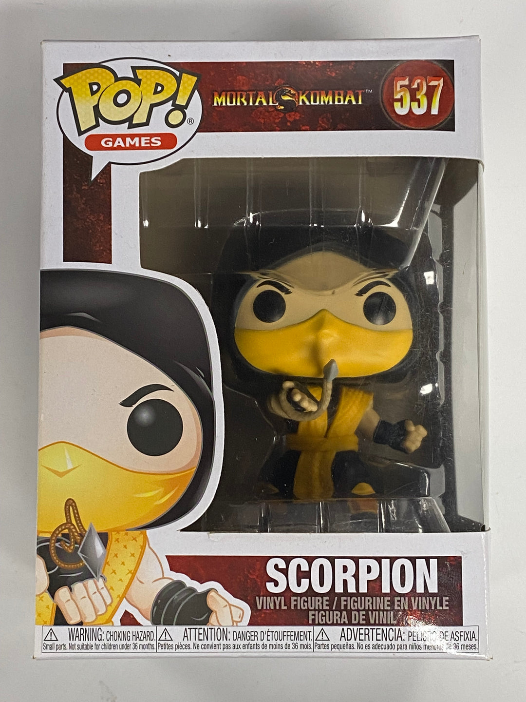Funko Pop! Scorpion #537 Mortal Kombat FP101626
