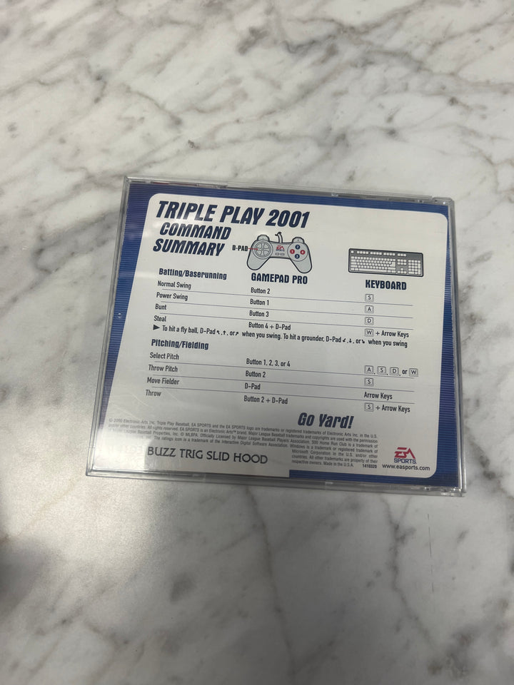 Triple Play 2001 Jewel Case PC CD-ROM    PC8424