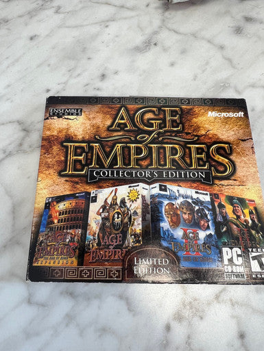 Age of Empires : Collector’s Edition Limited PC Game 3 CD-Rom Microsoft 2006