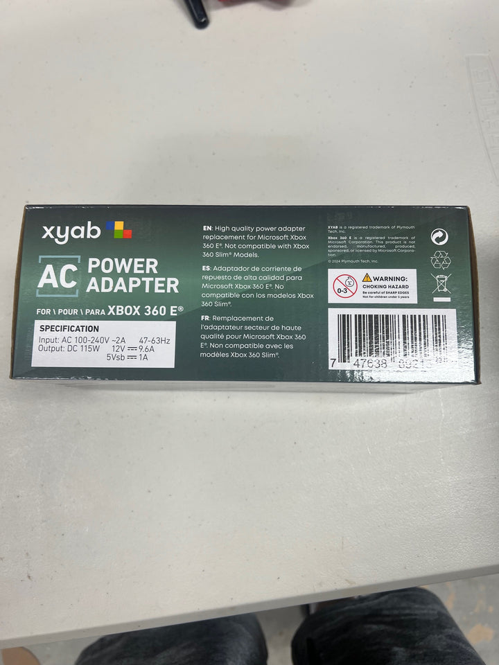 Xbox 360 'E' Model AC Power Adapter  XYAB  NA81125